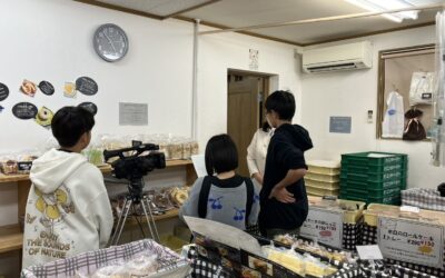 工場直売店T&Oへ地元の小学生が取材をするために、来てくれました!